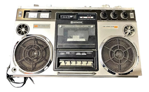 Radio Grabador Hitachi Trk 8155w Antiguo Vintage Funcionando