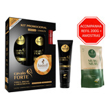  Kit Haskell Cavalo Forte Promopack +leave Antiqueda E Brilho