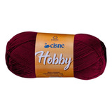 Hilo Para Tejer Cisne Hobby X 5 Ovillos - 500gr Por Color Color Rojo Sangre 00001
