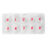 Set X500 Cápsula De Uñas Gadnic Moldes Uñas Esculpidas 0 A 9