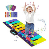 Alfombrilla De Música De Piano Para Niños De 110 X 36 Cm