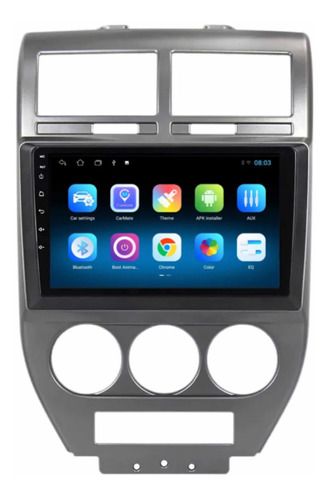 Estéreo Android Jeep Compass 07-10 Gps Wifi Bluetooth