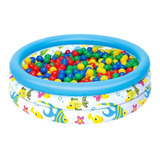 Pileta Infantil Inflable Pelotero Niño Bebe Jardin + Pelotas