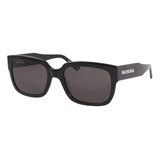 Balenciaga Bb0049s 001 Rectangle Shape Negro