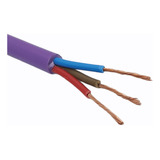 Cable Violeta Exterior 3x1.5mm X 25 Mts Electro Cable