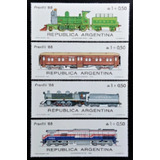 1988 Transportes Trenes Prenfil 88- Argentina (sellos) Mint