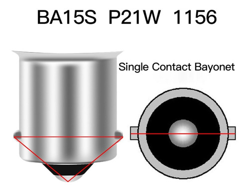 10 Lâmpada Automotiva Seta Pisca Ou Ré Freio 1 Polo 2 Polos