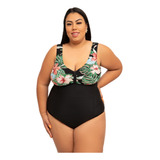 Maiô Plus Size Com Costas Fechadas Sem Bojo Até Tamanho 64