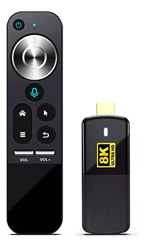 Decodificador De Streaming Bigview M3 Tv Stick Os Android 13.0 Con Sistema De Búsqueda Por Voz Y Resolución De Hasta 8k