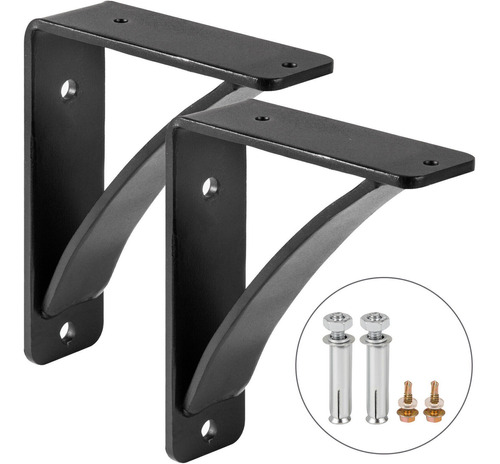 Set De 2 Soporte De Repisa 7x6  Vevor Para Estantes