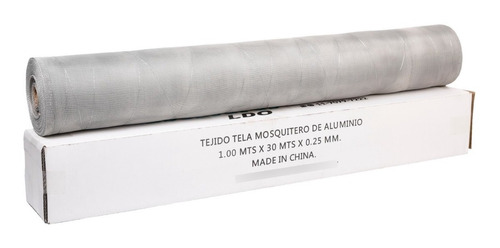 Tejido Tela Mosquitera Aluminio Rollo 1mtsx30mts No Se Oxida