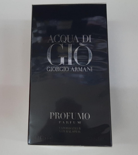 Perfume Acqua Di Gio Profumo Parfum Giorgio Armani X 125ml