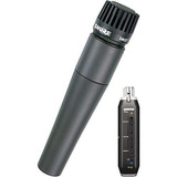 Shure X2u Xlr To Usb Microphone Signal Adapter And Sm57 Micr