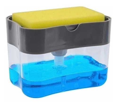 Dispenser Dosificador Detergente Porta Esponja Cocina Orden