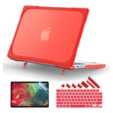 Carcasa Rigida Para Macbook Pro 14 M3 A2918/a2992 Rojo