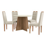 Comedor Redondo Yardas Capri 4 Sillas