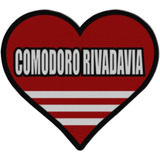 Parche Termoadhesivo Corazon Huracan Comodoro Rivadavia