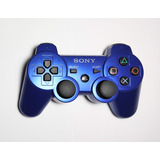  Controle Playstation Dualshock 3 Metallic Blue Original