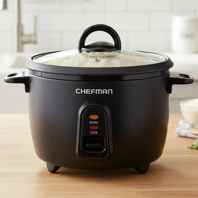 Chefman Arrocera Electrica De 10 Tazas Cn Olla Antiadherente Negro 60 | Meses sin interés