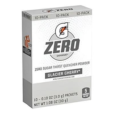 Gatorade G Zero - Isotónico En Polvo - Caja C\u002F10 - Cereza del Glaciar | Meses sin interés