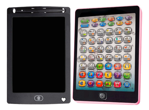 Kit Mini Tablet Infantil Magico Funções Educativas Didáticas