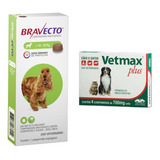 Bravecto Cães De 10 A 20 Kg +   Vermifugo Endal Plus C/4 