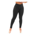 Calça Legging Feminina Montaria Zipper Aumenta Bumbum