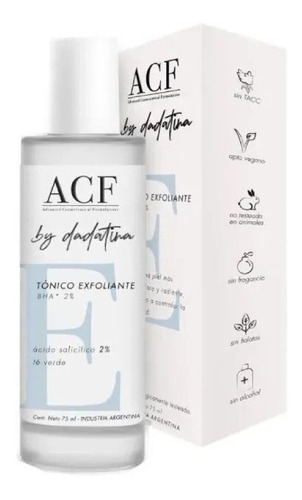 Acf Tonico Exfoliante By Dadatina Bha 2% 75ml