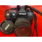 Camera Fotográfica Nikon N80 Aparelho Antigo Lente Mirror