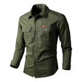 Camisa Militar De Combate Táctico For Hombre Del Ejército