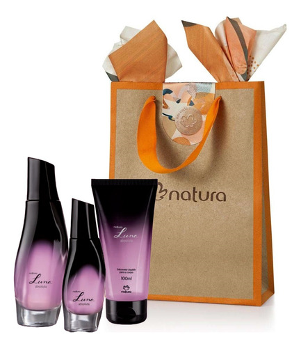 Presente Natura Luna Absoluta: Perfume 75ml + 25ml E Sabonete 100ml