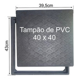 2-tampa De Pvc Para Caixa De Esgoto 40x40 + 1 50x50 