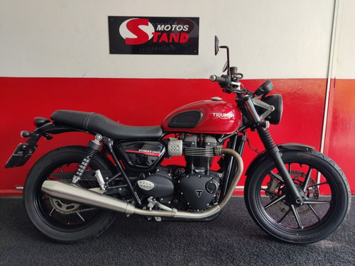 Triumph Street Twin 900 Abs 2002 Vermelha Vermelho