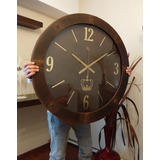 Reloj Pared Vintage 80cm Oxido