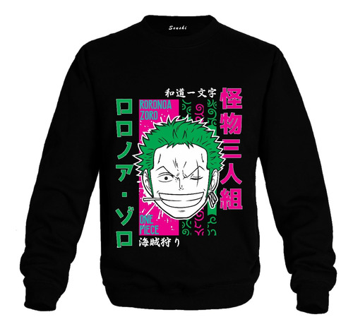 Poleron Zoro Onepiece Cod2