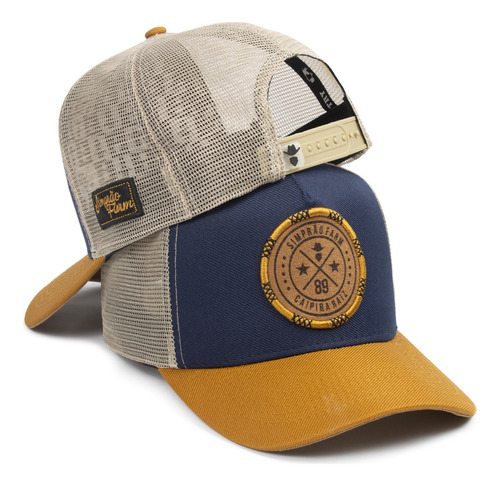 Boné Trucker Country Simprão Caipira Raiz Aba Curva