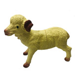 Carneiro Animais Da Fazenda 14 Cm Ovelha Presepio Borracha