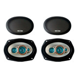 Juego Parlantes Bc Tsa 6995 500w 6x9 Pulgadas 4 Vias 4 Ohms