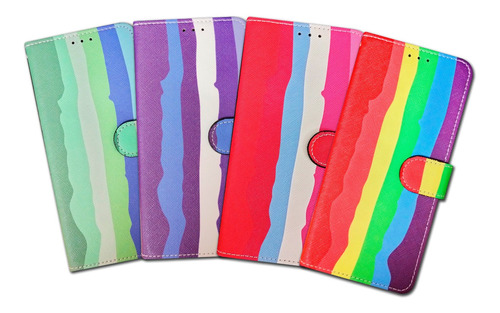 Funda Arcoiris Agenda Con Tapa | Para Samsung A32 4g