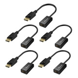 Adaptador Displayport A Hdmi Puerto De Pantalla Chapado En O