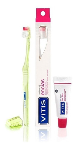 Vitis Pack Cepillo Dental Encias + Mini Pasta 15g