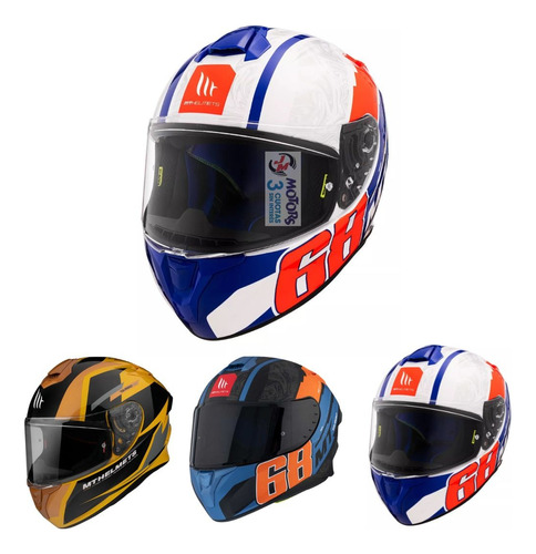 Jm Nuñez Casco Integral Moto Mt Helmets Targo Pro D3 A5 D4 