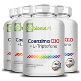 4x Coq10 + L Triptofano Ubiquinol 60 Caps  100% De Absorção