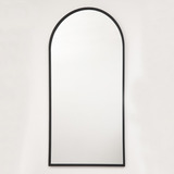 Espejo Arco Mdf 50x100 Cm Negro Sándalo Decoración