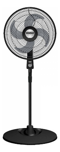 Ventilador Samurai Turbo Power Pedestal Negro