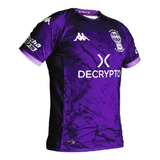 Camiseta Kombat Pro Gh Purple Huracán Estampa Publ En Vinilo