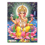 Poster Lámina Decorativa Ganesha Hinduismo Mod1