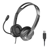 Fone De Ouvido Headset Microfone Ht106 Lenovo Lecoo Cabo Usb