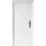 Puerta De Seguridad 9cm Blanca Cerradura Semiautomatica