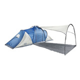 Carpa 9 Personas 3 Dormitorios Con Doble Techo Living Bolso